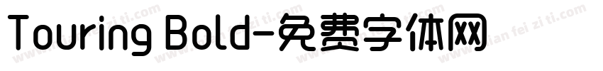 Touring Bold字体转换